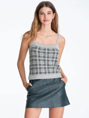 Women's 525 America | Plaid Sweater Tank Top | Ivy