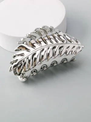WOMEN'S ASSORTED COLORS LEAF CLAW HAIR CLIPS