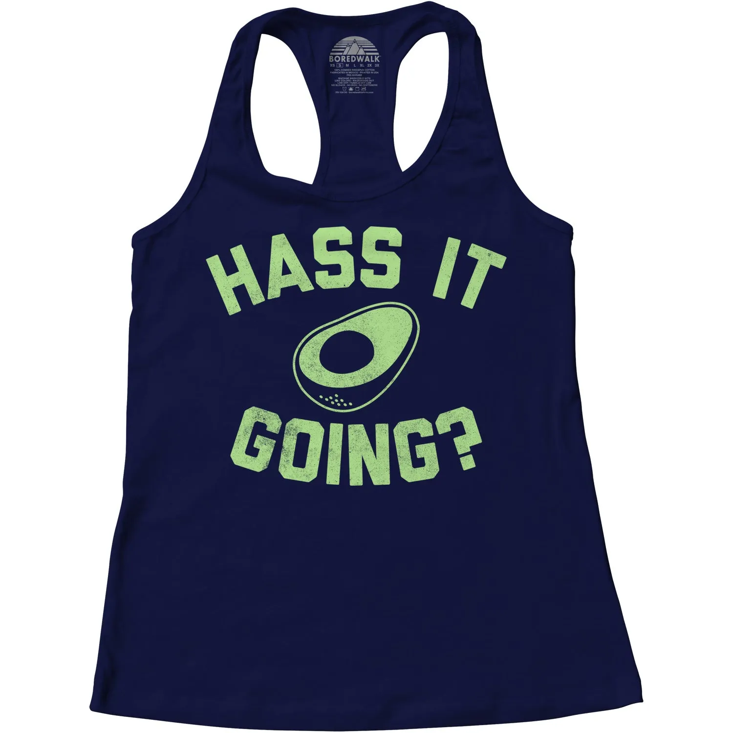 Women's Hass It Going Avocado Racerback Tank Top
