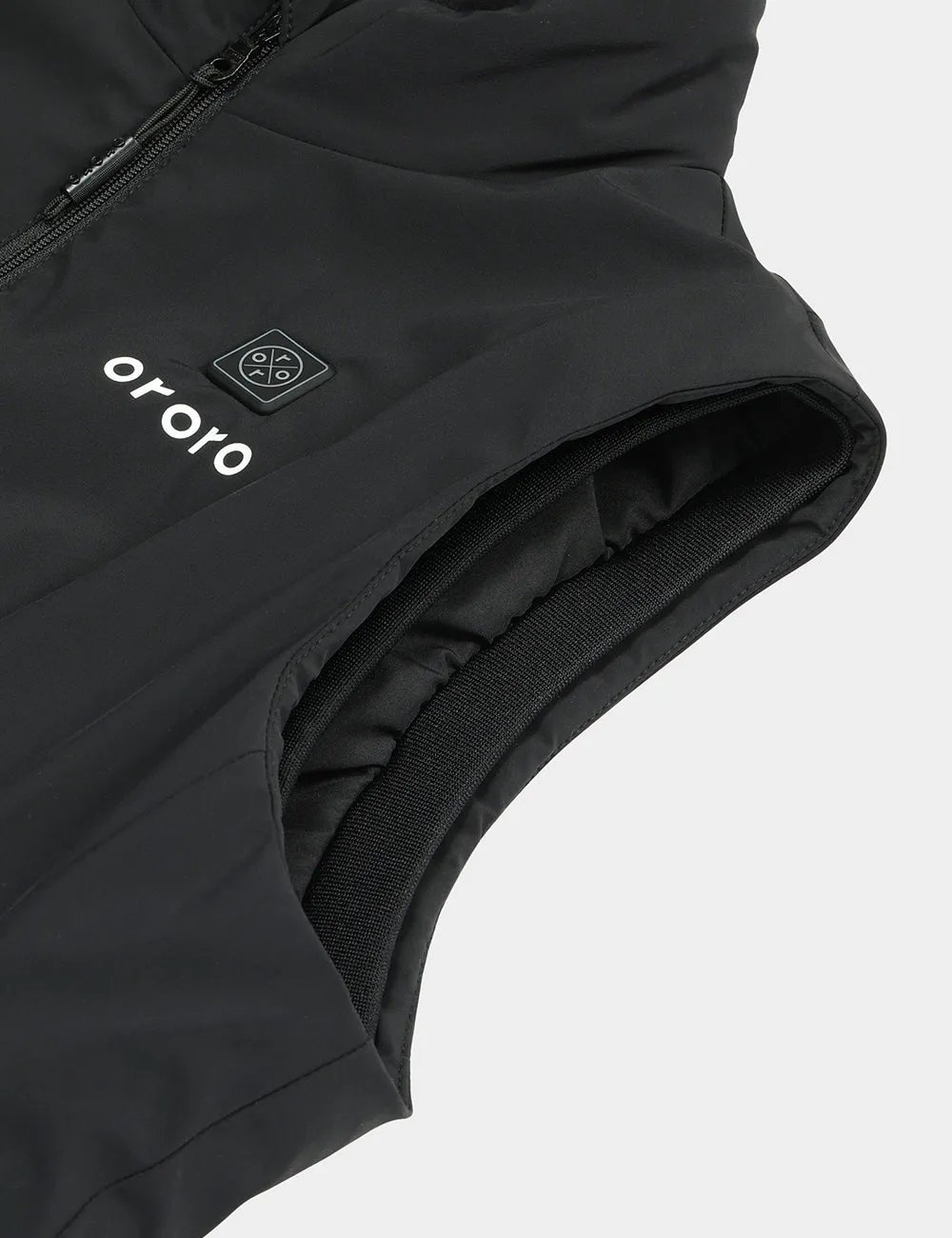 Women's Heated Sports Vest - Dusty Rose/Black