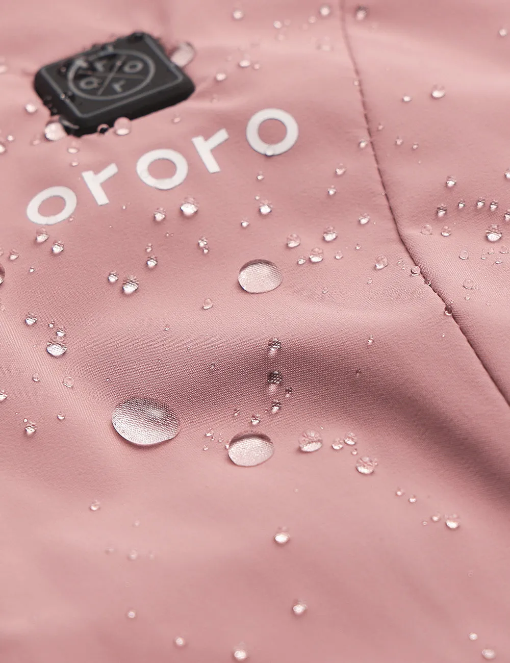 Women's Heated Sports Vest - Dusty Rose/Black