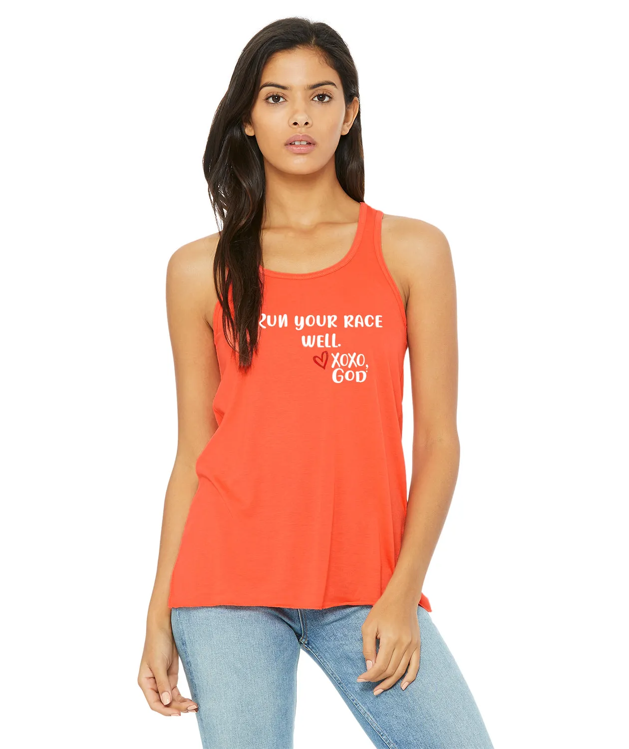 Women's Racerback Tank - Run your race well!  LIMITED EDITION!