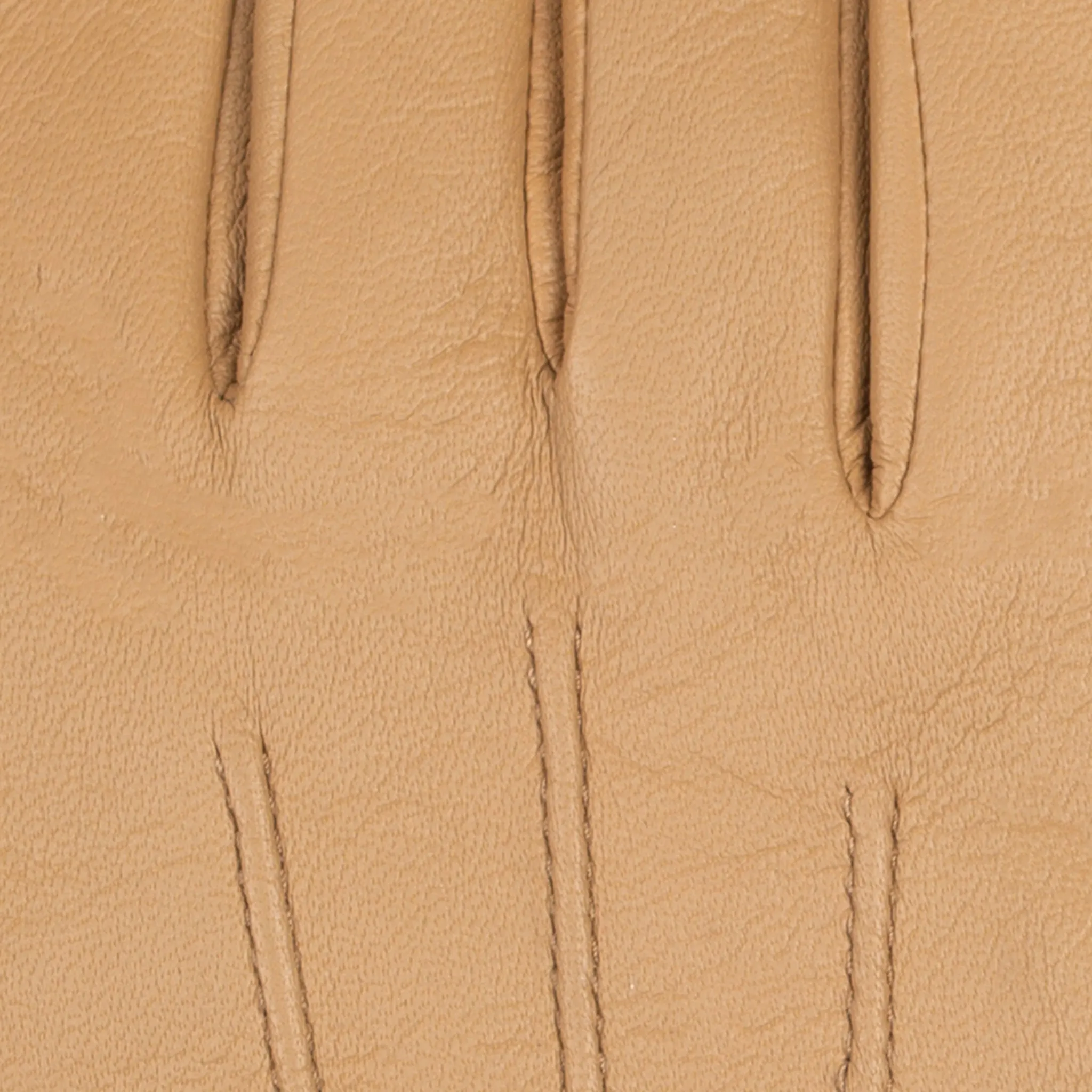 Women's Three-Point Silk-Lined Leather Gloves