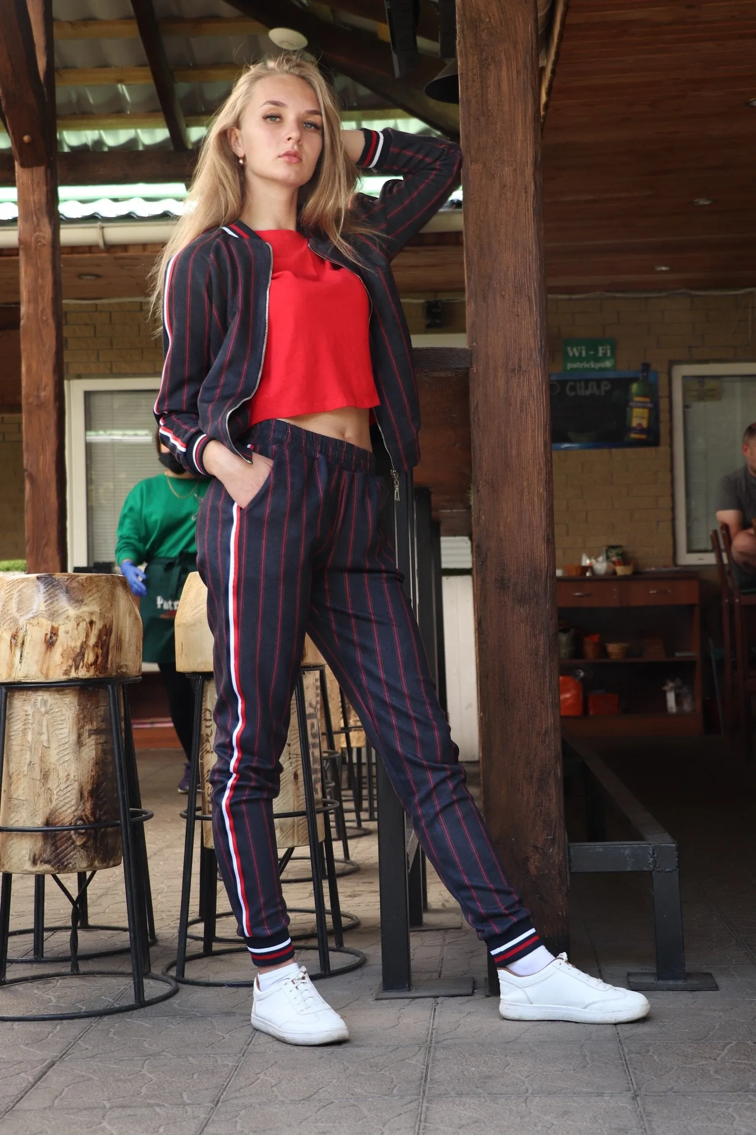 Women's Tracksuit Set in Violet