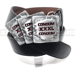 XXXL CNDOMS Red Vegan Belt and Buckle