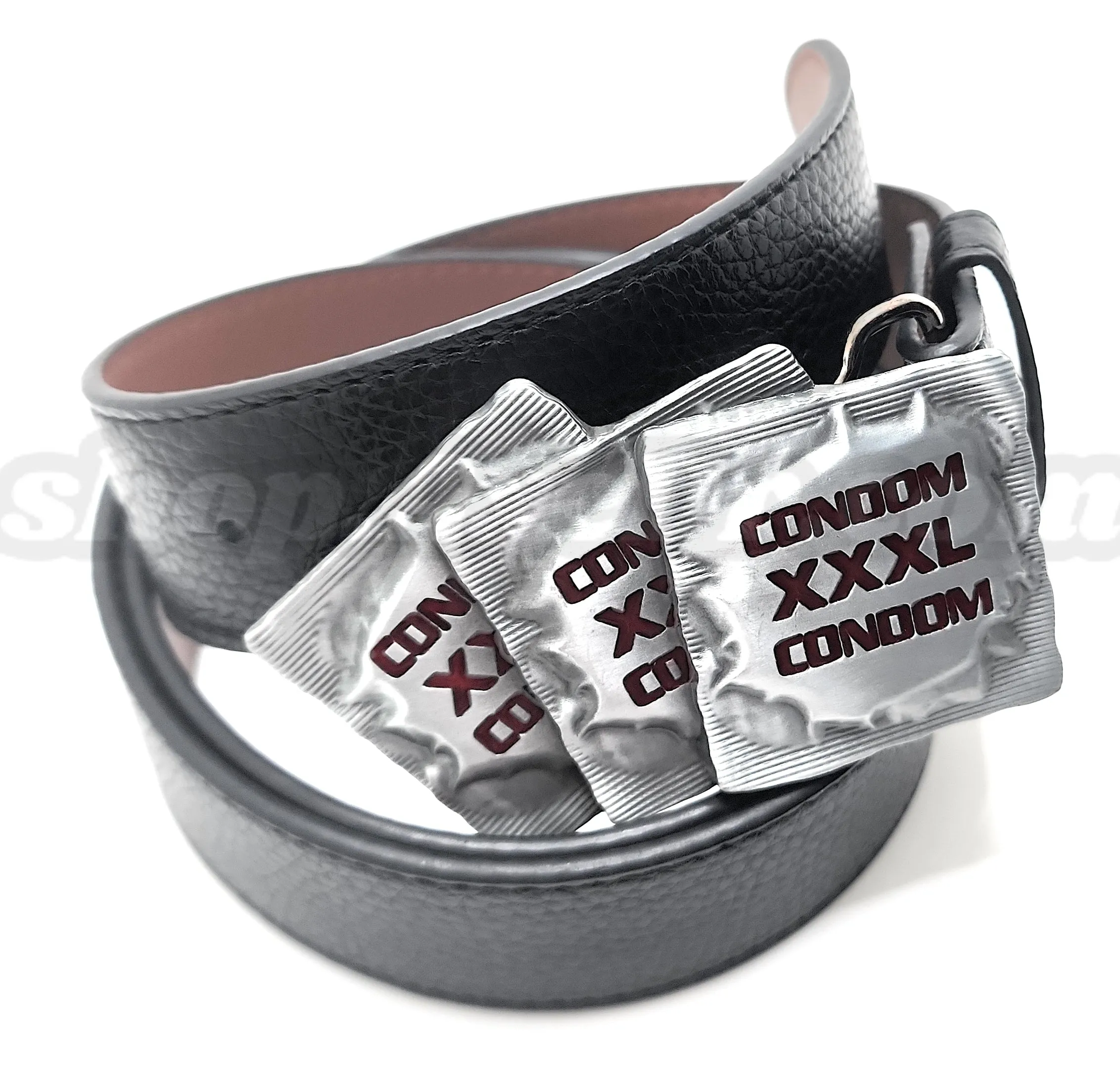 XXXL CNDOMS Red Vegan Belt and Buckle