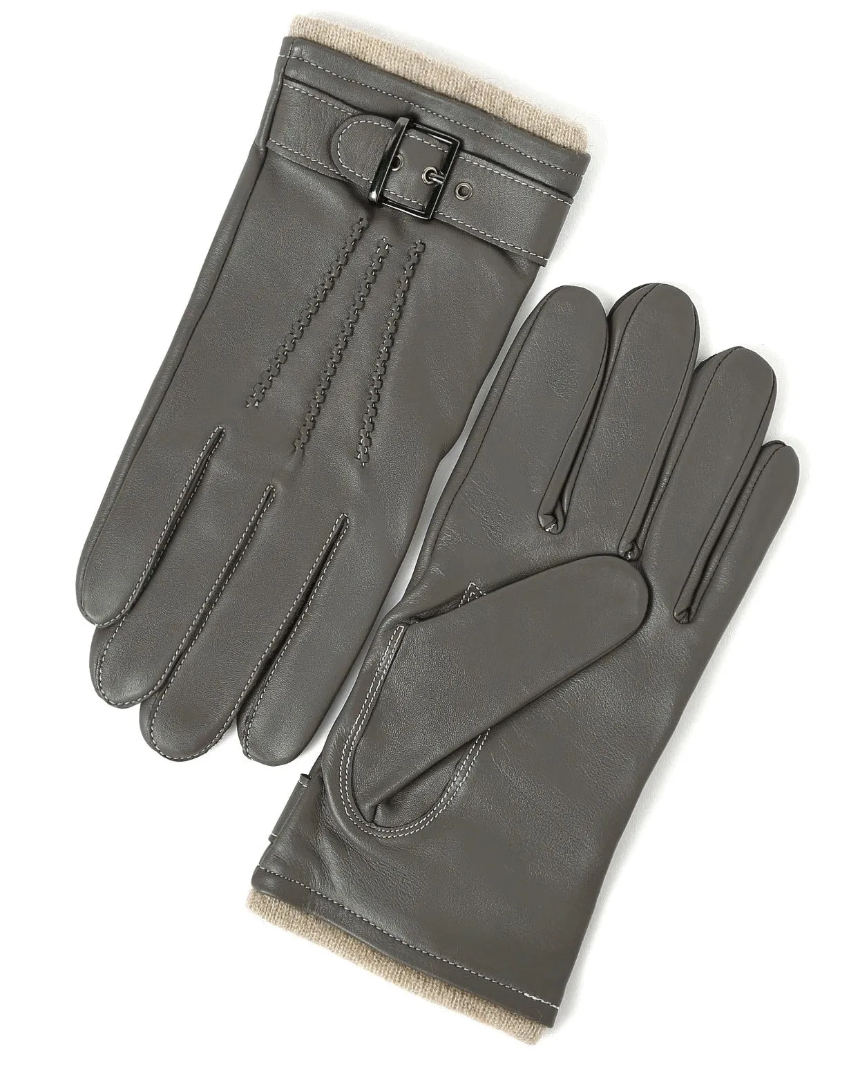 YISEVEN Men's Touchscreen Sheepskin Leather Gloves