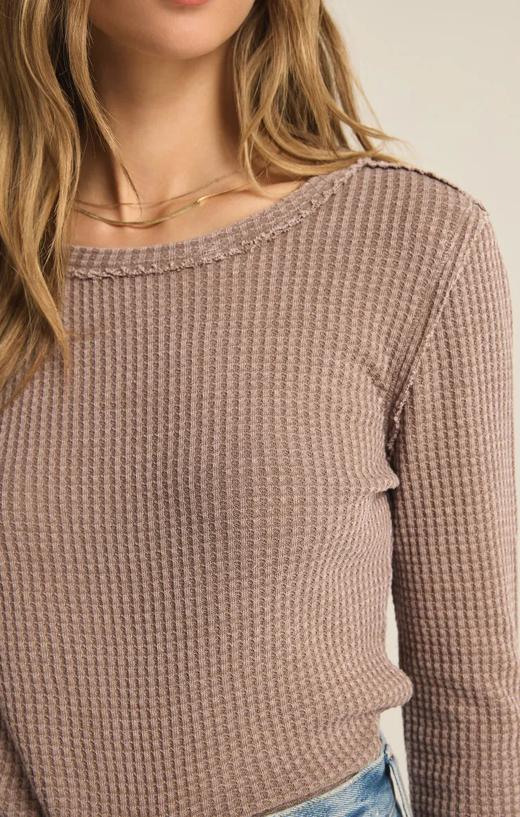 Z Supply Arlet Thermal L/S Top