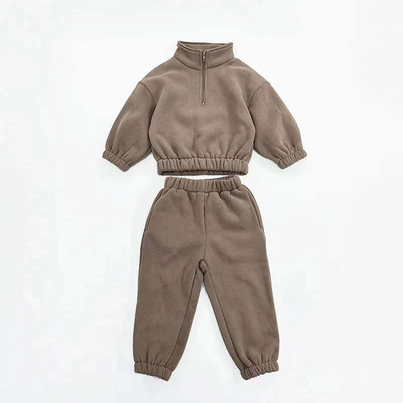 Zip Fluffy Tracksuits | 4 Colours