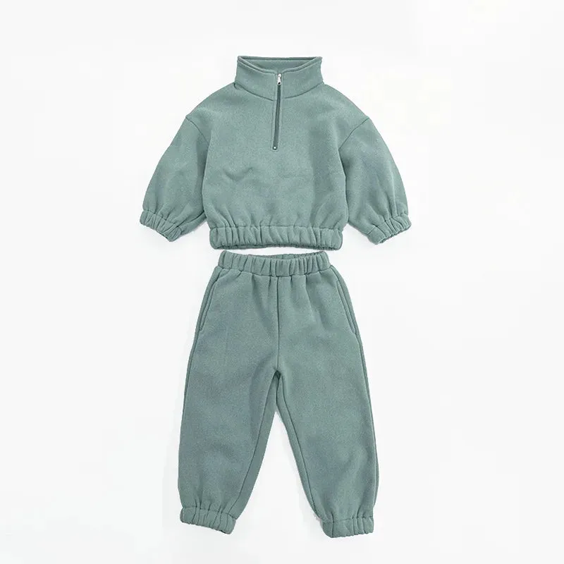 Zip Fluffy Tracksuits | 4 Colours